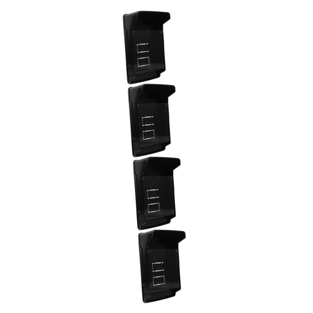 ARTIBETTER 4pcs Doorbell Cover Large Rainproof Access Shield for Attendance Machines and Doorbells Easy Installation Protects Electronics from Rain