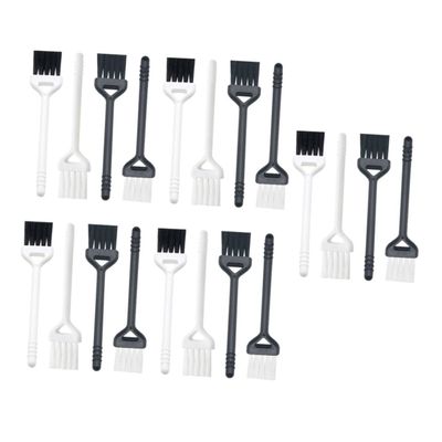 DirectNine Basics 20pcs Computer Brush -Static Cleaning Brushes for Keyboards Electric Shavers Household Electronics and Delicate Items and Handle Variations