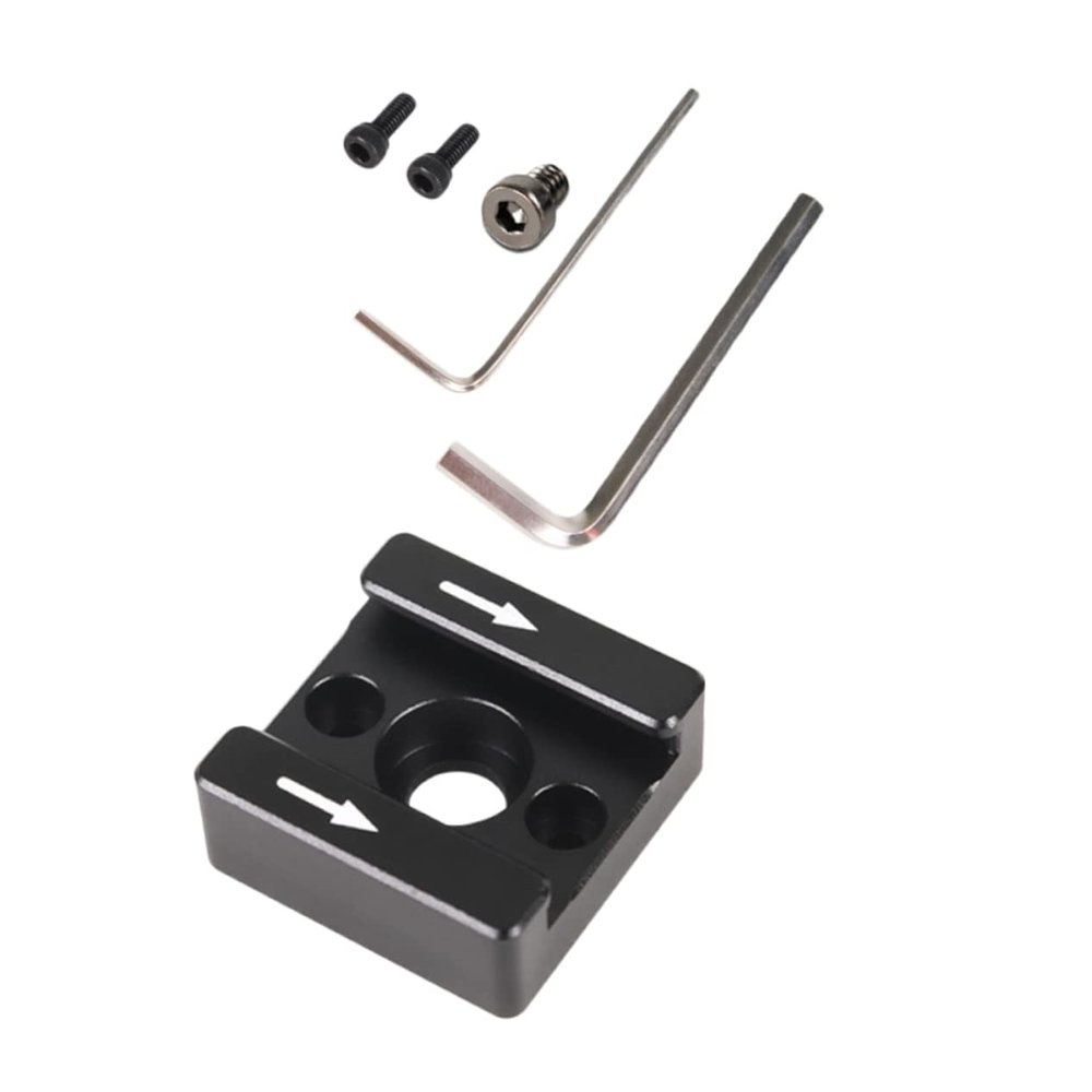 CAXUSD 1set Cold Shoe Mount Adapter Threaded Hole for Camera Accessories for Monitors Lights and Microphones Non- Design for Stability