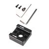 CAXUSD 1set Cold Shoe Mount Adapter Threaded Hole for Camera Accessories for Monitors Lights and Microphones Non- Design for Stability view 1