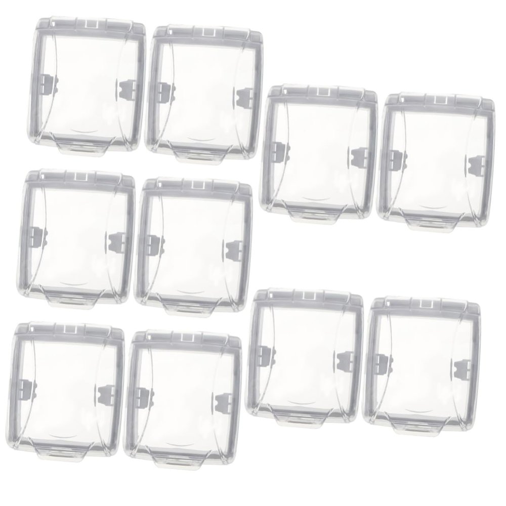 ARTIBETTER 10pcs Doorbell Protector Cover Outdoor Rainproof Shield for Home Doorbell High Hardness Safeguard against Rain and Sun Easy Installation