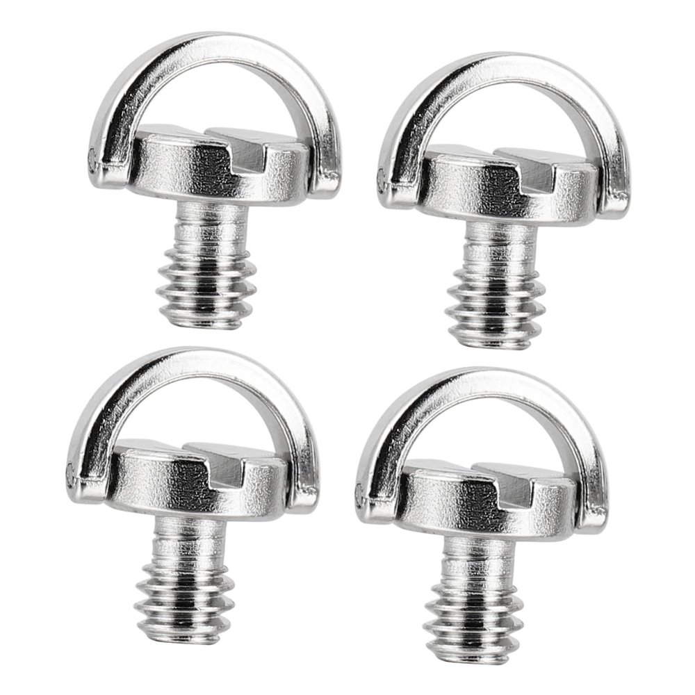 jojofuny 4pcs Mounting Screw for Tripod Monopod Quick Release Plate Camera Screws for Easy Installation and Secure Camera Attachment
