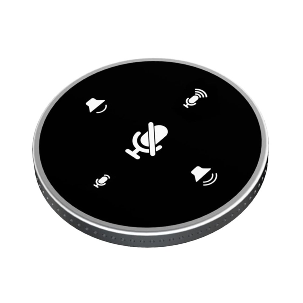 CIMAXIC USB Microphone for Video Conferencing Omnidirectional Desktop Mic for Online Meetings Live Streaming Gaming and Voice Chats Lightweight Easy to Use Black