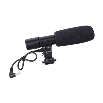 jojofuny 1pc Professional Interview Microphone for DSLR Camera and Camcorder Lightweight External Recording Mic Cable for Vlogging and Filmmaking