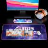 Custom Personalized RGB Gaming Mouse Pad,7 Led Light Modes Desk Mat, Non-Slip Rubber Base Mouse Keyboard Mat, Large Oversized Glowing Led Extended Mousepad for Office Dorm Personalised Gifts view 4