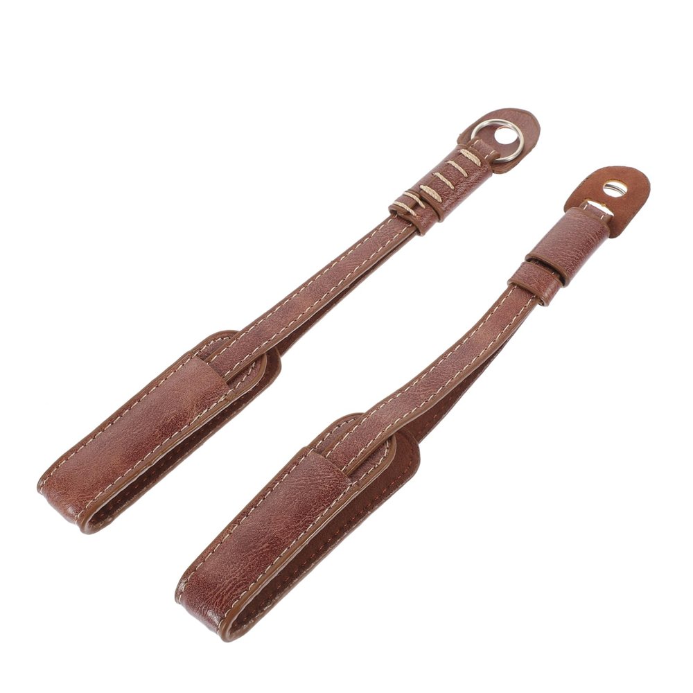 2pcs Camera Hand Wrist Straps for Photographers Comfortable Leather Camera Wrist Strap Practical Accessory Random