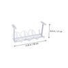 FELTECHELECTR 2pcs Cable Organizer for Desk Under Desk Storage Rack Wire Management Cord Management Cable Storage Rack Hooks view 2
