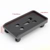 CPU Stand Desktop PC Tower Stand CPU Stand,Vented PC Tower Stand,Under Desktop CPU Holder Mobile Gaming PC Floor Stand with 4 Wheels Computer Mid-Tower Case(Black,With wheels) view 2