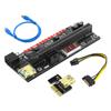 1set Pci-e to Riser Card Adapter for Mining Stable Power Supply Capacitors Compatible Pci-e Slots view 1