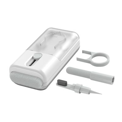 ifundom 1set Earphone Cleaning Brush Kit Soft Bristle Keycap Puller Cleaning Cloth for Earphones Keyboards and Electronics