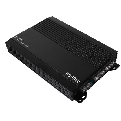 Car Stereo Amplifier 4 Channel, 4 Channels Micro Amplifier, Aluminum Alloy High Heat Dissipation Power Amp for Cars Speakers Adjustable Low or Highed Pass