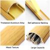 YLLSMGS Metal Cable Protector 39in Long Strong Self-Adhesive Floor Cord Covers for Offices Homes Warehouses Outdoor Courtyards(Black,40 * 12mm/1.57 * 0.47in) view 2