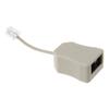 HEYXI Portable ADSL Modem Telephone Phone Fax in-Line Splitter Filter 1Piece Beige view 3