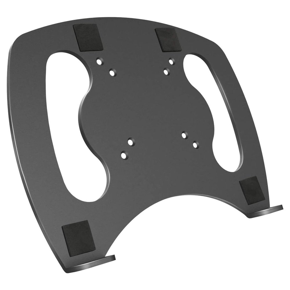 HEYXI Laptop Attachment DML1 | Silver Desk Mount Support Tray for Laptop/Tablet/ | VESA 75/100 | 8kg Capacity