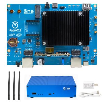 youyeetoo Banana Pi OpenWrt One - WiFi 6 Official OpenWrt Router Mainline Support,MediaTek MT7981B SoC 1GB DDR4 RAM, RJ45 Port