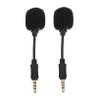 TOPPERFUN 2pcs Noise Canceling Voice Recording Microphone Compact Mini Microphone for Smartphones and Computers for Streaming Live Events and Conferences view 1