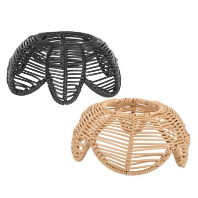 WHAMVOX 2pcs Lotus Shaped Chandelier Shade Retro Lamp Shade Lampshades Replacement for Ceiling Lamp