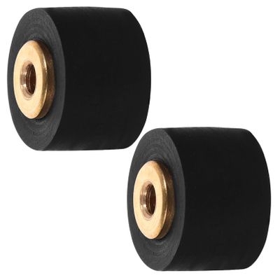 HOMOCONO 2pcs Durable Rubber Pinch Roller for Video Machine Repair Axle Compatible with Recorders and Amplifiers Easy Installation Versatile Replacement Parts