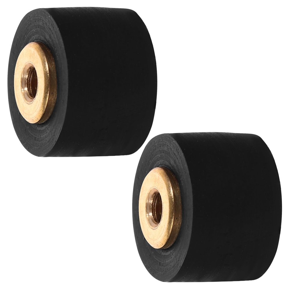 HOMOCONO 2pcs Durable Rubber Pinch Roller for Video Machine Repair Axle Compatible with Recorders and Amplifiers Easy Installation Versatile Replacement Parts