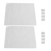 LOCADENCE 2 Sets Halloween Fabric Rear Projection Screen, HD Polyester Synthetic Fiber Projector Screen Sheet, Window Projection Film for Home view 1