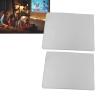 LOCADENCE 2 Sets Halloween Fabric Rear Projection Screen, HD Polyester Synthetic Fiber Projector Screen Sheet, Window Projection Film for Home view 4