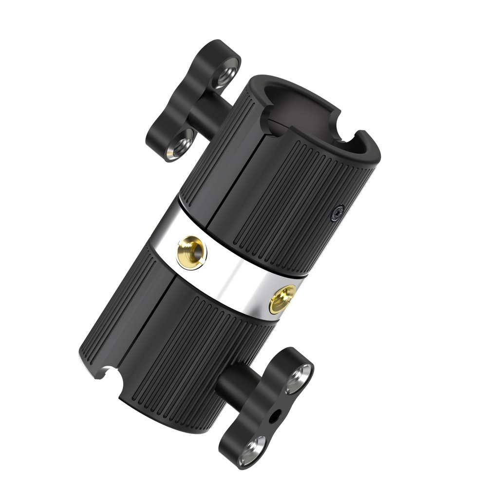 Aluminum Alloy Double Socket Arm, Short arm,Compatible with RAM Bracket Spherical Component, Used for Bicycle, Motorcycle, Car Phone Holder (Compatible with 1-inch25mm Ball Head)