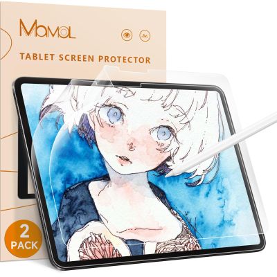[2 Pack] Paper Screen Protector for iPad Air 13 inch M3 2025 & M2 2024, (iPad Air 7th/6th Generation), Matte Anti Glare Blue Light Filter, Write as Real Paper/High Sensitive/Bubble Free