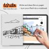 [2 Pack] Paper Screen Protector for iPad Air 13 inch M3 2025 & M2 2024, (iPad Air 7th/6th Generation), Matte Anti Glare Blue Light Filter, Write as Real Paper/High Sensitive/Bubble Free view 2