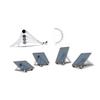 ARTIBETTER Triple Angle Laptop Stand Aluminum Cooling Bracket for Compact Foldable Desk Stand for Gaming Work view 4