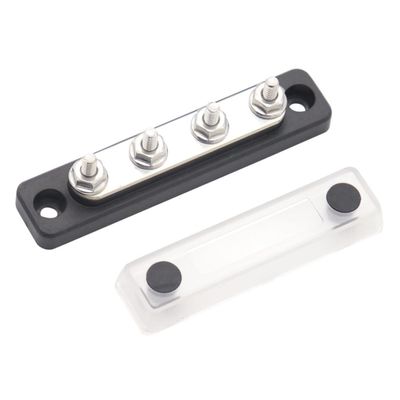 DirectNine Basics Professional Junction Block 3/16 Bus Bar Connector 48v 100a Wide Use Range Abs Cover