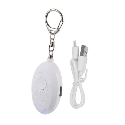 DirectNine Basics Personal Security Alarm with Led Light Portable Women's Emergency Alarm for Self-Defense Easy to Use for Boy Girl and Seniors Rechargeable Safety Device