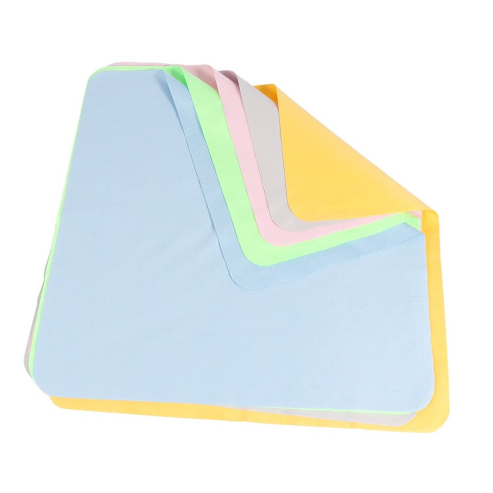 ARTIBETTER 5pcs Grey Microfiber Cleaning Cloth Reusable Screen for Phone Computer Tablet Soft Random Color