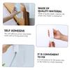 ARTIBETTER 4pcs Self Adhesive Strip Holder Cable Organizer Wall Mount Rack Hide Cables Home Supplies Random Color view 3