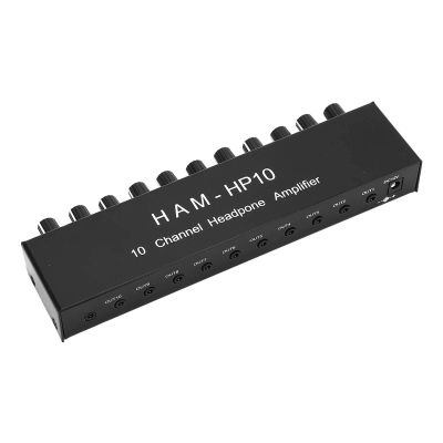 10 Channel Head Amplifier Distributor 1 in 10 Out MultiChannel Stereo Head Amplifier for Enhanced Distribution
