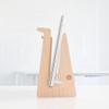 1pc Laptop Stand Ergonomic Height Notebook Holder for Tablets and Magazines Space-Saving Design for Home Office Use Cooling Rack for Convenient Storage view 3