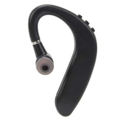 Acouto Headset Wirel Single Ear Earpiece with USB Charging Cable Ultra Low Latency Ha Ear for Driving Running Office Black (Black)