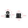 10 Pairs le Plastic Speaker Ill Net Fixing Net Cover Snap Fastener Mesh Speaker Ille le for Easy Installation view 2