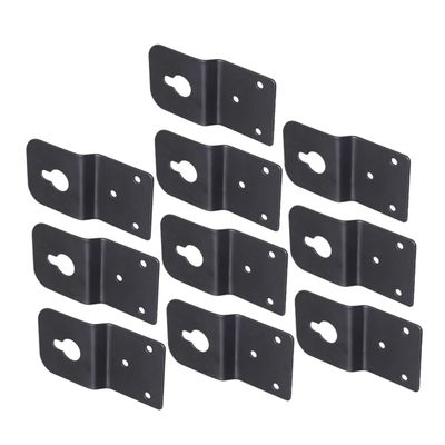 CAXUSD 10pieces Audio Speaker Hanging Bracket Durable Wall-Mounted Hook for Surround Sound Systems and Home Entertainment Easy to Install for Speakers and Wall Art