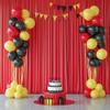 10ftx12ft Wrinkle Free Red Backdrop Curtain, 2 Panels 12FT Height Red Wedding Backdrop Drapes, Silky Polyester Back Drop Cloth for Birthday Photography Background Party Backdrop Draping view 1