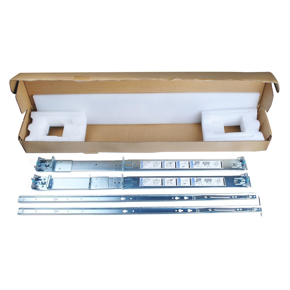 1U Static Ready Rails Kit 053D7M 53D7M Compatible with Dell PowerEdge R320 R420 R620 R330 R430 R630 R440 R640