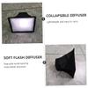 Mikikit Professional Photography Diffuser Soft Flash Diffuser for Flash Softbox Hook and Loop Design view 2