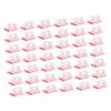 KONTONTY 50pcs Fixer Shape Cable Holder Cord Management Keepers Cable Organizer Cord Anchors for Desk Headphone Headset Winders view 1