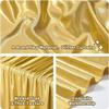 10ftx10ft Thick Gold Glitter Backdrop Curtain Panels for Parties, Wrinkle Free Sequin Sparking Photo Backdrop Drapes, 2 Panels 5x10ft Shimmer Back Drop Cloth for Wedding Birthday Photography view 2