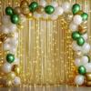10ftx10ft Thick Gold Glitter Backdrop Curtain Panels for Parties, Wrinkle Free Sequin Sparking Photo Backdrop Drapes, 2 Panels 5x10ft Shimmer Back Drop Cloth for Wedding Birthday Photography view 4