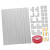 LIFKICH Thick Fire-Retardant PVC Trunking Self-Adhesive Cord Hider Wire Cord Hider Cable Concealer Organize Wires view 1