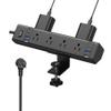 40W Fast Charging Station,Desk Clamp Power Strip,4 USB-C Ports & 8 AC Outlets,Desktop Edge Mount Surge Protector Power Strip,14AWG Heavy Duty Cord,Fit 1.9" Tabletop Edge for Home Office(10Ft Cable) view 1