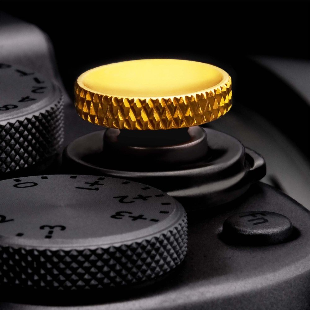 Fujifilm Camera Soft Release Button: 3 Pcs Shutter Button of Camera Accessories - Fuji Fujifilm X-M5 X-T5 X-T4 X-T3 X-T30 X-T30 II X-T20 X-PRO3 X100VI X100V X-E4 X-E3 (Gold)