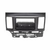 AYYDXRK 1 Or Double Din Radio Fascia Compatible with Mitsubishi Lancer Fortis DVD Stereo Panel Dash Mounting Installation Trim Kit Face Frame Install Mount Kit view 1
