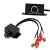 Veemoon Universal Car Audio Amplifier Bass Volume Regulator 12v Remote Level Controller Inputs Easy to Install Metal Casing view 1