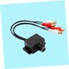 Veemoon Universal Car Audio Amplifier Bass Volume Regulator 12v Remote Level Controller Inputs Easy to Install Metal Casing view 4